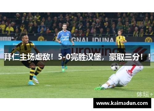 拜仁主场虐敌！5-0完胜汉堡，豪取三分！！